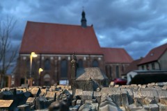 Mönchenkirche bei Nacht, Foto: Sandra Lindner, Lizenz: Stadt Jüterbog