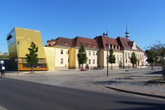 Blick auf die Stadtbibliothek, Foto: Stadt Luckenwalde, Lizenz: Stadt Luckenwalde