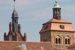 Blick zum Marktturm, Foto: Stadt Luckenwalde, Lizenz: Stadt Luckenwalde