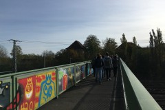 "Millionenbrücke" über die Bahntrasse, Foto: TVF e.V.