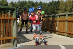 Unterwegs auf der Flaeming-Skate bei Kolzenburg, Foto: Landkreis Teltow-Fläming/SG Tourismus