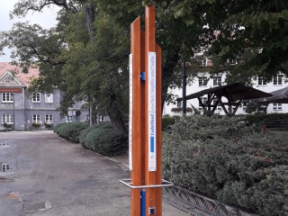 Ladestation am Bio-Biergarten in der Friedensstadt Weißenberg