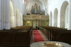 Blick zur Orgel in der Liebfrauenkirche in Jüterbog, Foto: Heike Schulze