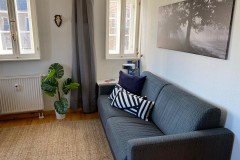 Couch Wohnzimmer Hakenbuden 2, Foto: Ferienwohnungen Hakenbuden